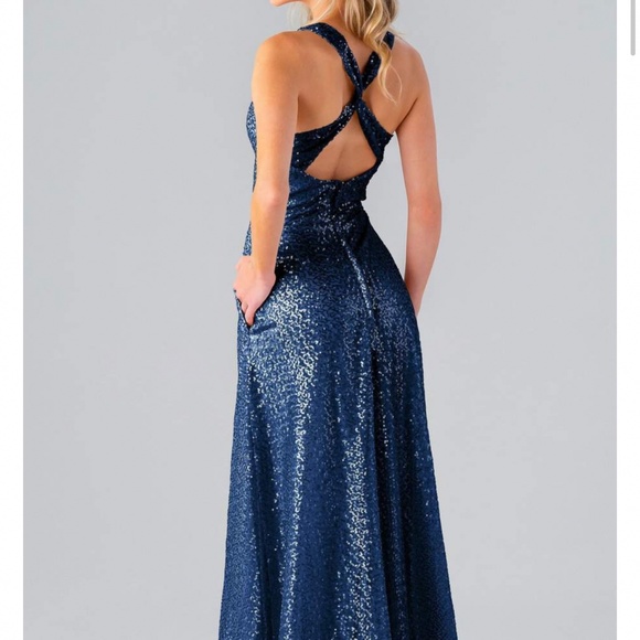 Kennedy Blue Destiny Bridesmaid Dress - Rose Gold - Picture 3 of 3